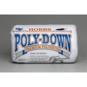 POLY-DOWN POLYESTER QUILT BATTING - 108" ROLL (27.4m)