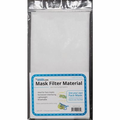 MASK FILTER MATERIAL 1YD X 20" BY MODA - MINIMUM OF 3